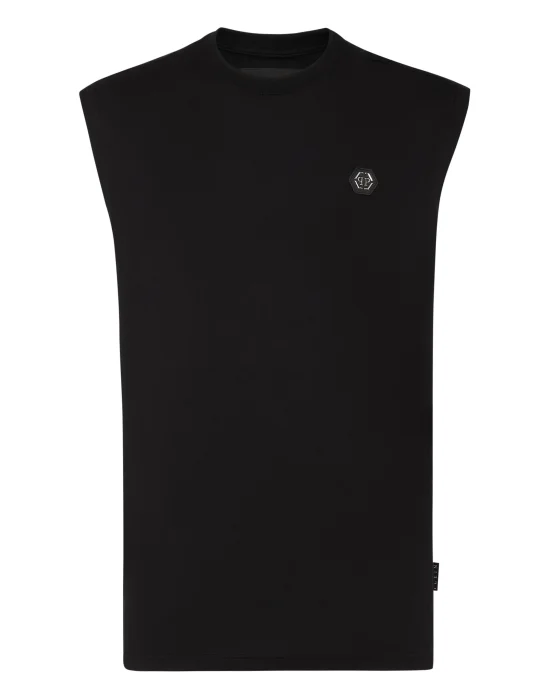 T-shirt Round Neck SS Sleeveless Iconic Plein