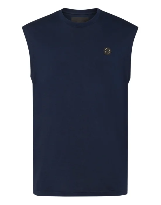 T-shirt Round Neck SS Sleeveless Iconic Plein