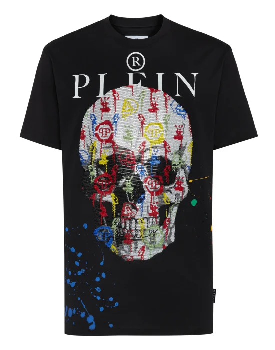 T-shirt Round Neck SS with Crystals