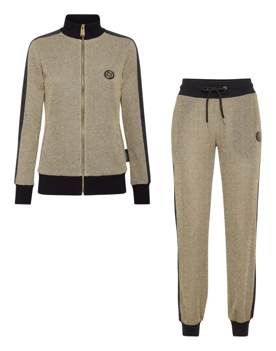 Jogging Set: Zip-up Jacket + pants Statement