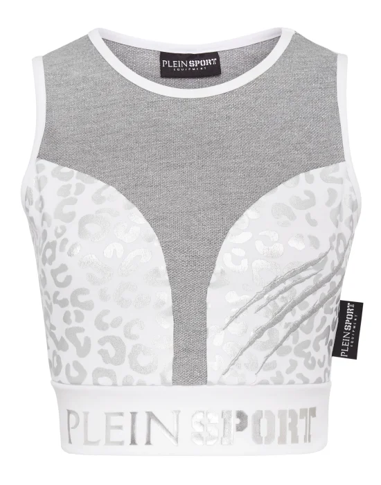 Jogging Crop Top Leopard