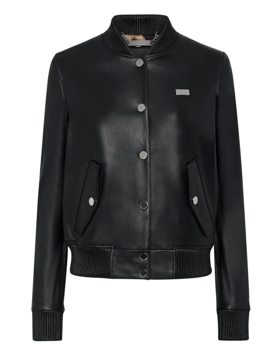 Leather Bomber