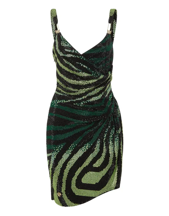 Mini Dress with Crystals