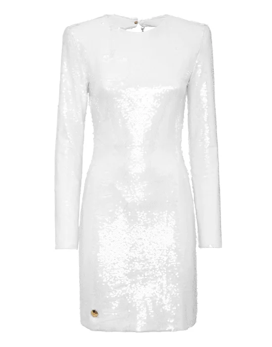 Mini Dress with Crystals