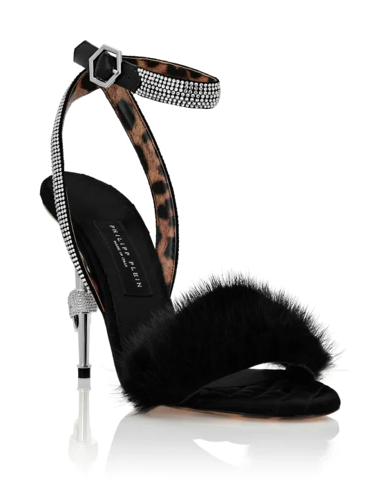 Sandals High Heels Crystal