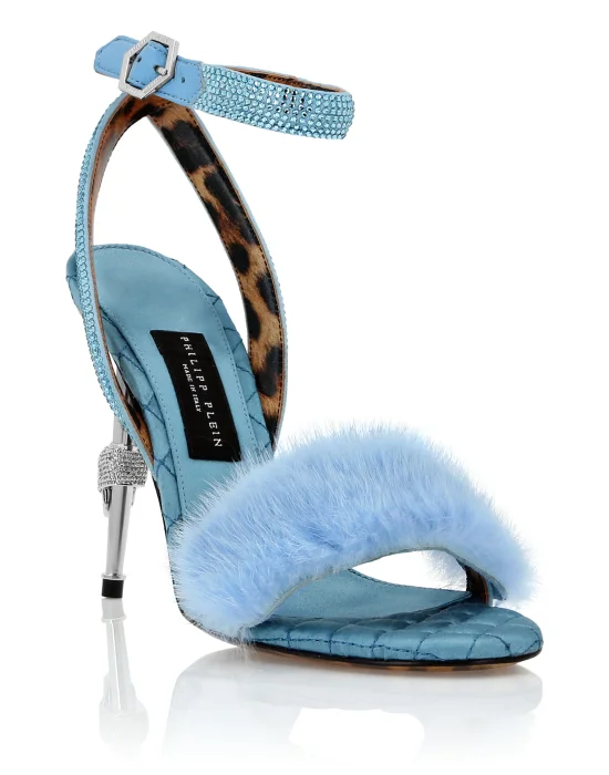 Sandals High Heels Crystal