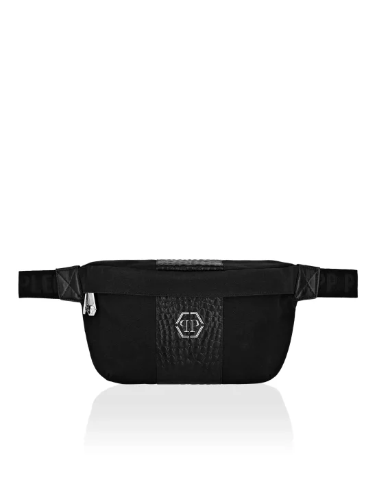 Croco Effect Canvas Fenny Pack