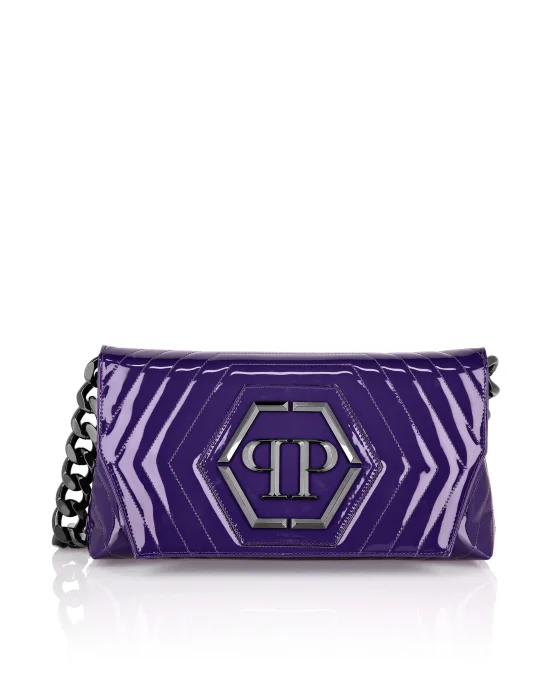 Patent Leather Small Shoulder Bag Stones