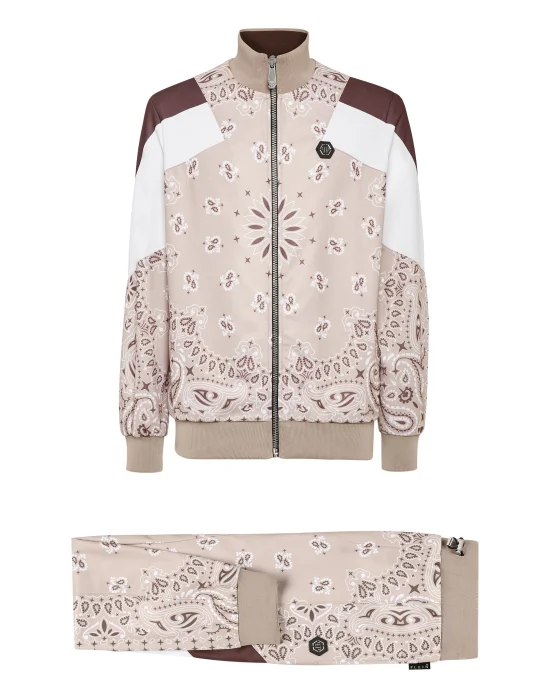 Jogging Tracksuit: Top/Trousers Paisley Foulard