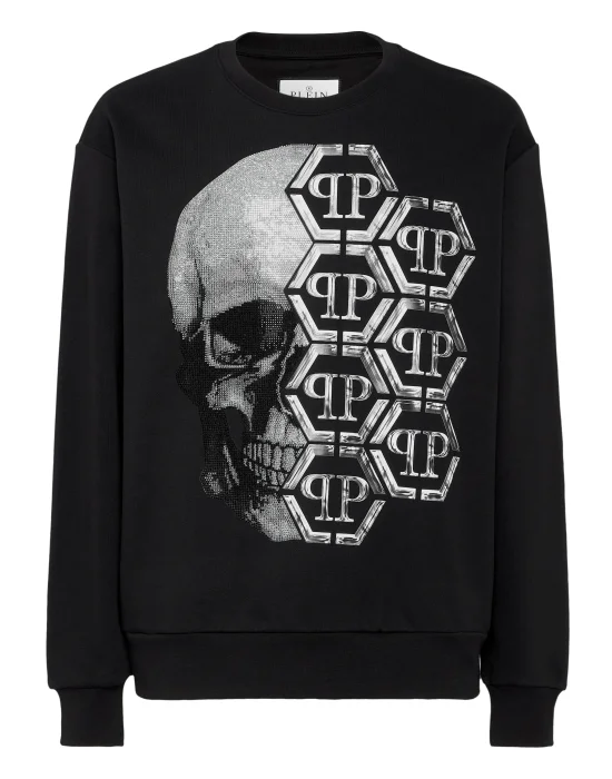 Sweatshirt LS Skull and Plein