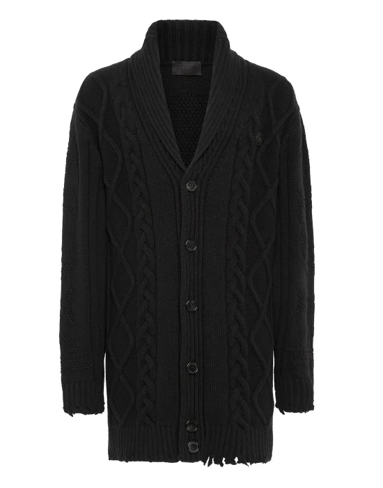 Lambswool Cardigan Skull&Bones