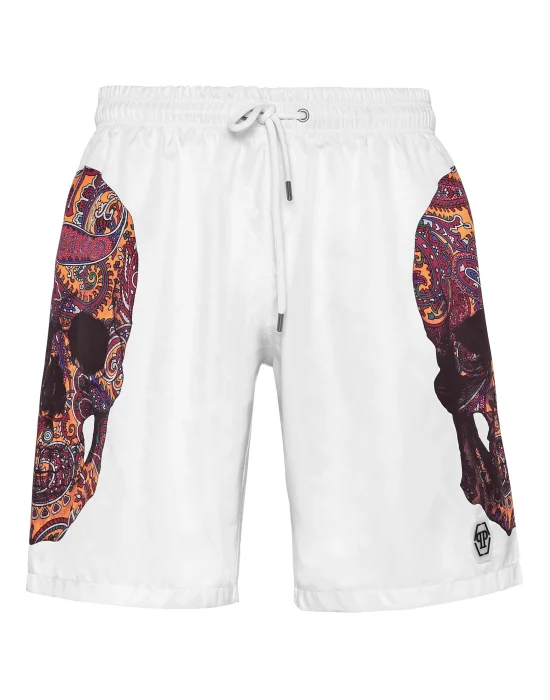 Swimwear Boxer Paisley Skull