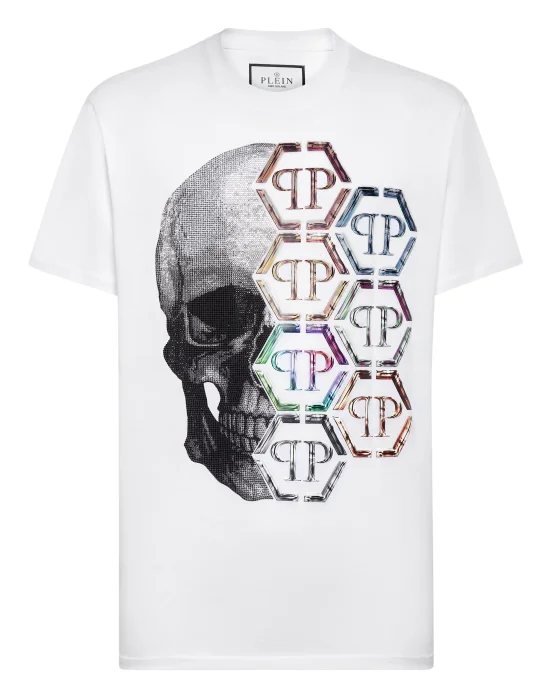 T-shirt Round Neck SS Skull and Plein