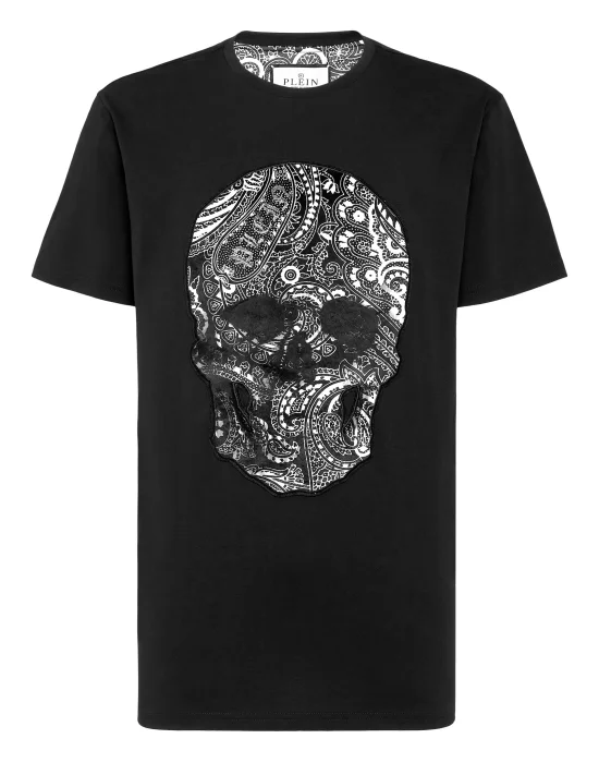 T-shirt Round Neck SS Paisley Skull