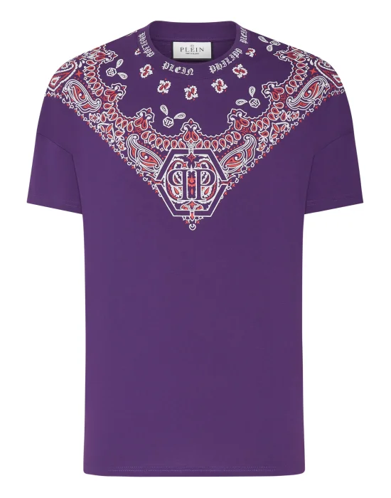 T-shirt Round Neck SS Paisley Bandana