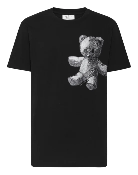 T-shirt Round Neck SS Paisley Teddy Bear