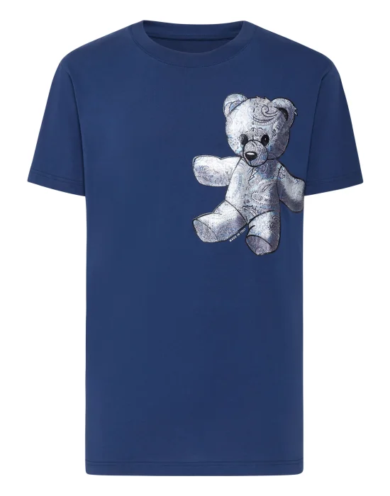 T-shirt Round Neck SS Paisley Teddy Bear