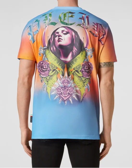 T-shirt Round Neck SS Graphic Plein