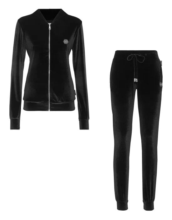 Jogging Tracksuit: Hoodie/Trousers Paisley Teddy Bear