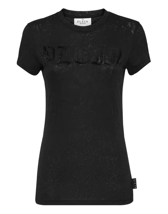 T-shirt Round Neck Sexy Pure Fit Gothic Plein