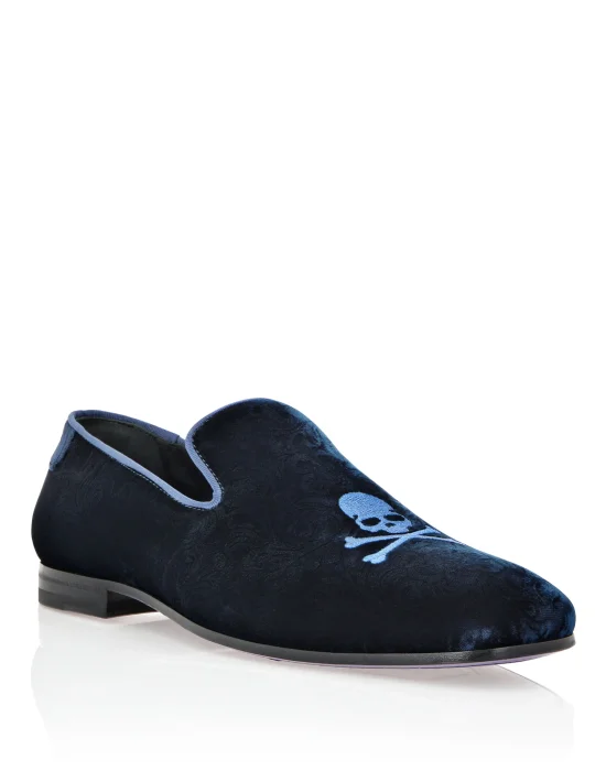 Velvet Loafers Paisley