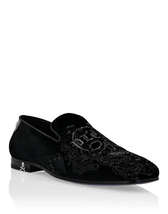 Velvet Loafers Stones