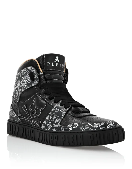 Hi-Top Sneakers Paisley