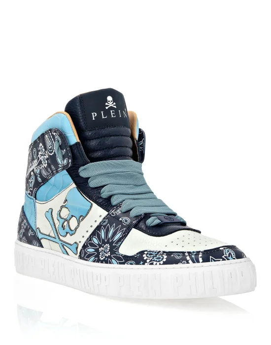 Hi-Top Sneakers Paisley