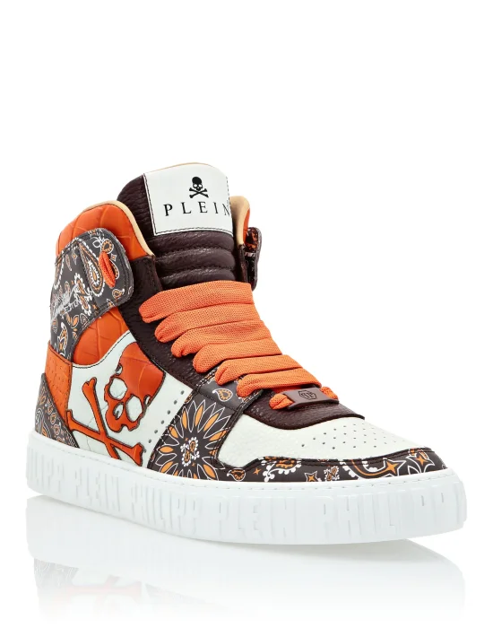 Hi-Top Sneakers Paisley