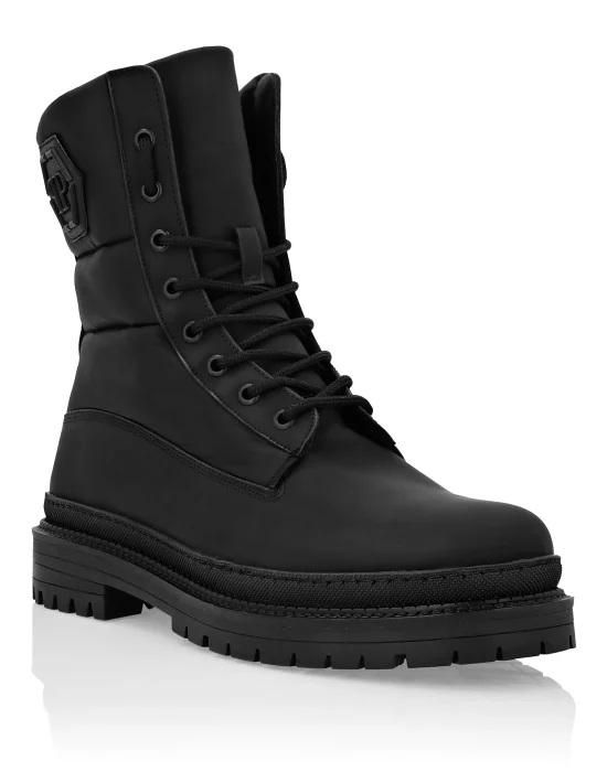 Boots Mid Flat Hexagon