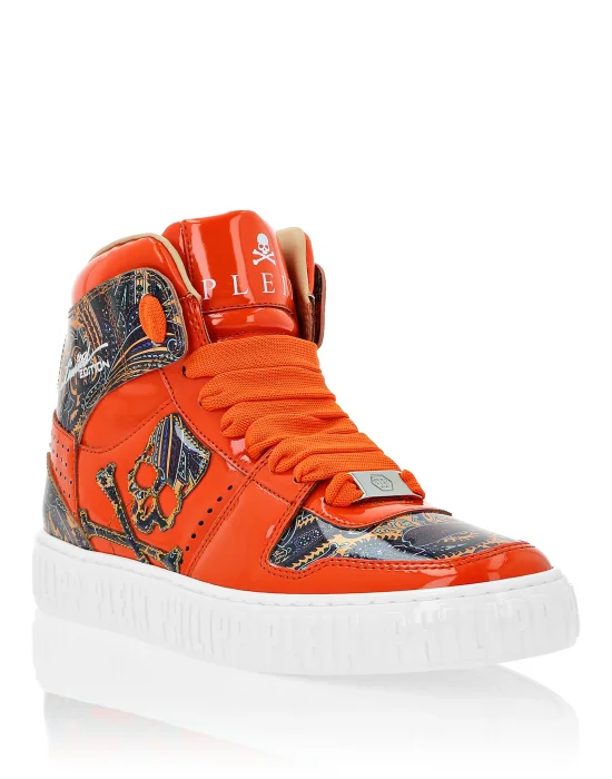 Hi-Top Sneakers Paisley