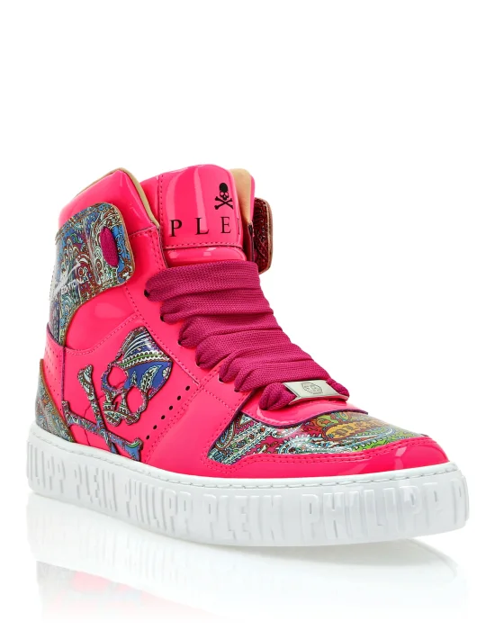 Hi-Top Sneakers Paisley