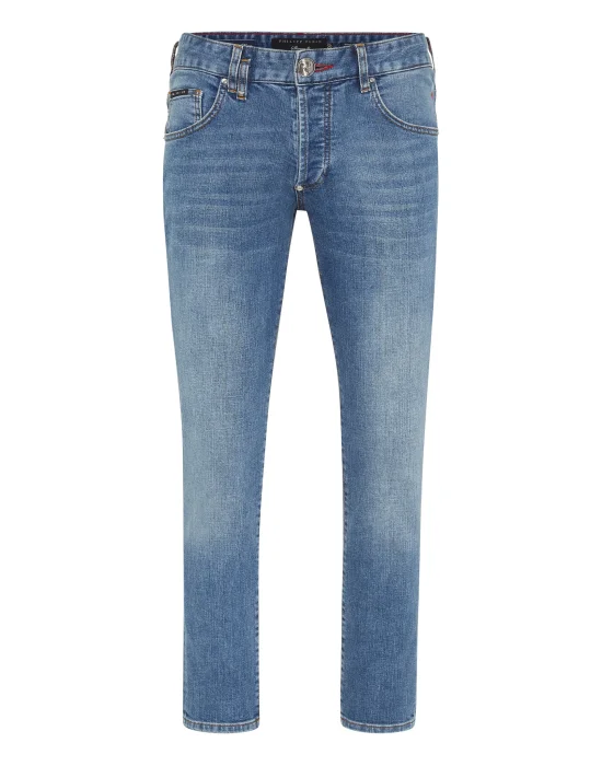 Denim Skinny Basic Trousers