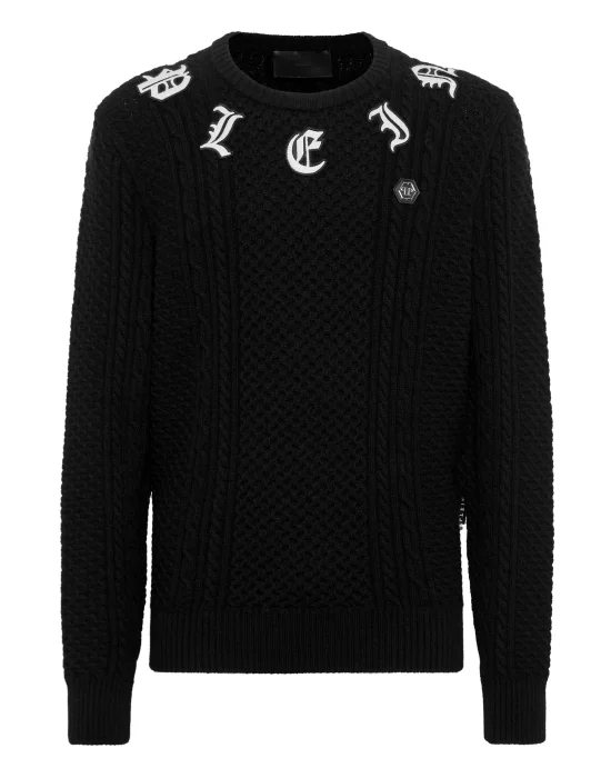 Wool & Cashemere Pullover Round Neck LS