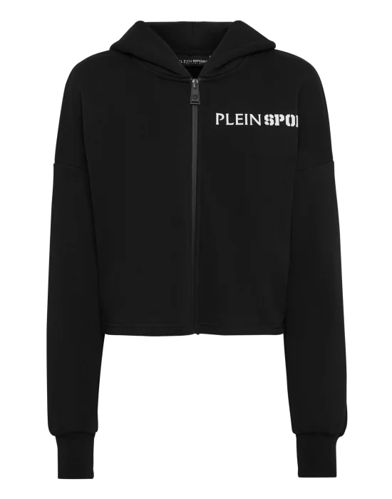 Cropped Hoodie Sweatshirt Tiger
