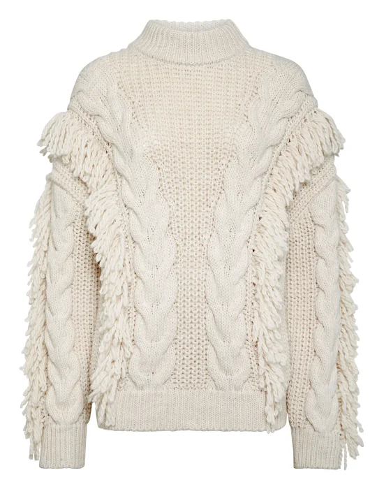 Wool Blend Sweater Oversize Skull