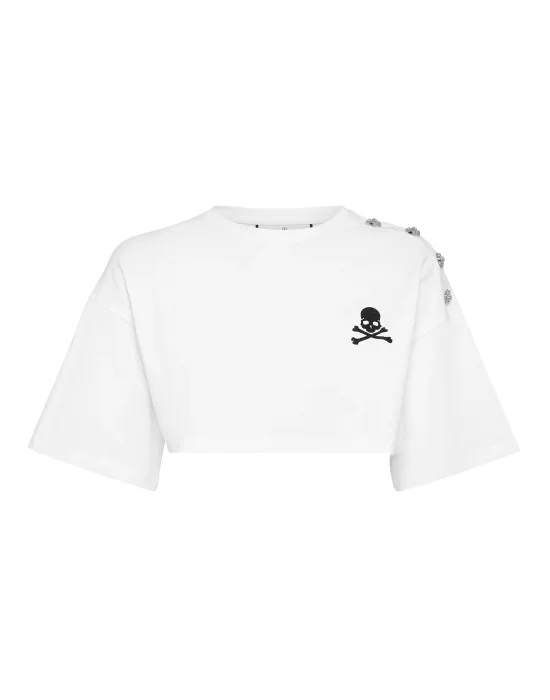 Cropped T-shirt Skull&Bones