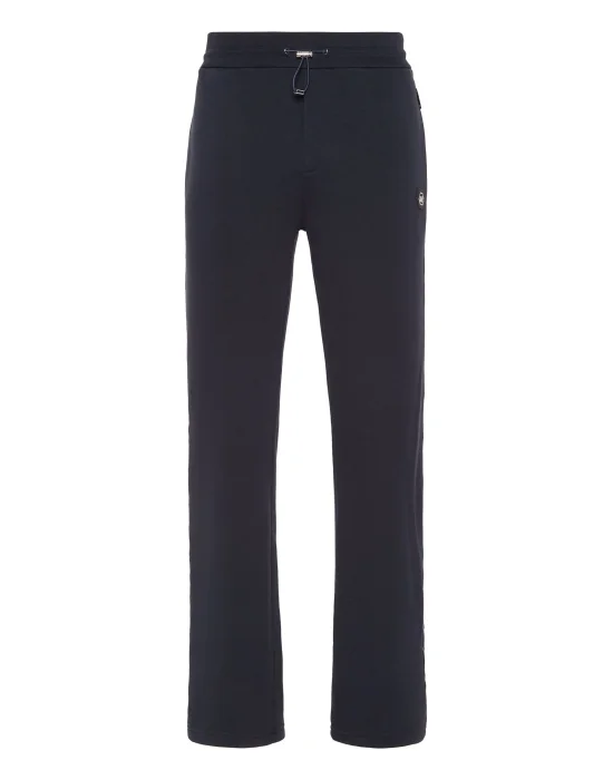 Fleece Tracksuit Pants Plein Tape