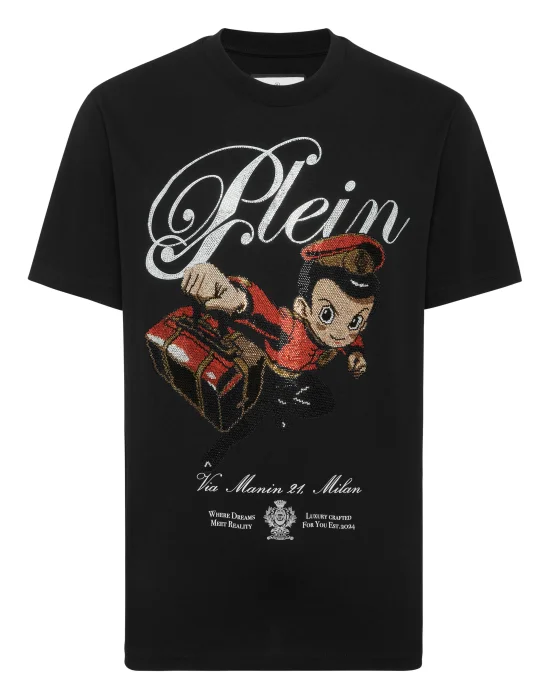 Round Neck T-Shirt Plein Boy Stones