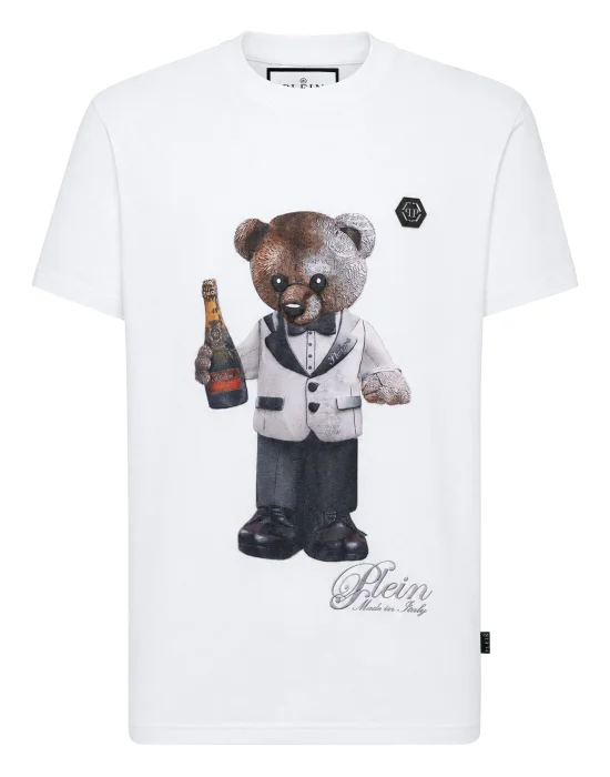 Round Neck T-Shirt Teddy Waiter