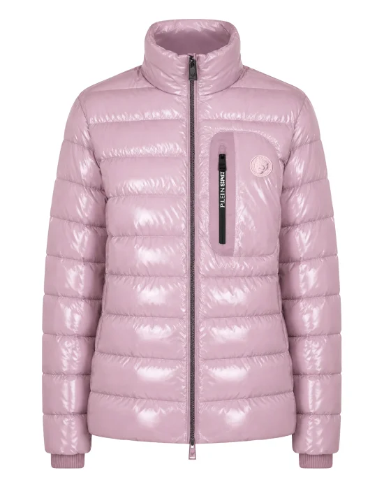 Nylon Padded Shiny Jacket Tiger