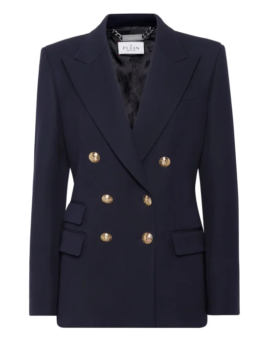 Marine Fit Double-Breasted Blazer Teddy