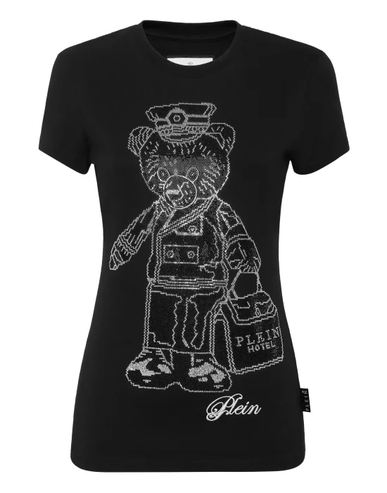 Cotton Sexy Pure Fit T-Shirt Teddy Doorman Crystal
