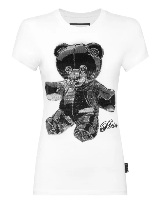Cotton Sexy Pure Fit T-Shirt Teddy Crystal