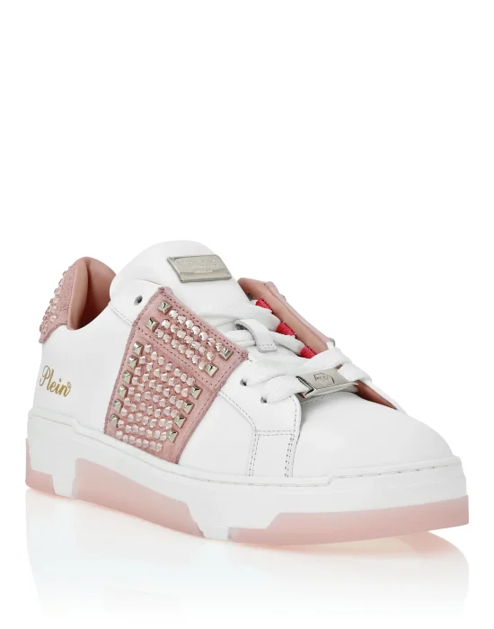 Low Top Sneakers Strass Studs