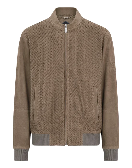 Leather Bomber "Alexander"
