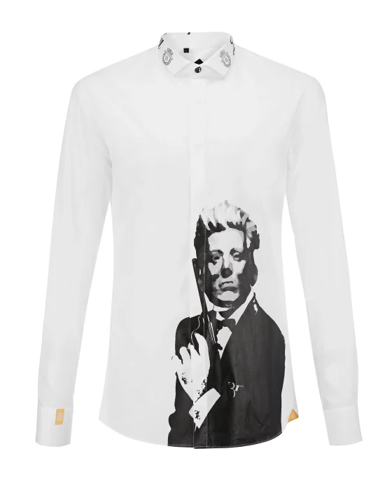 Shirt Crystal cut LS "Cyprien"