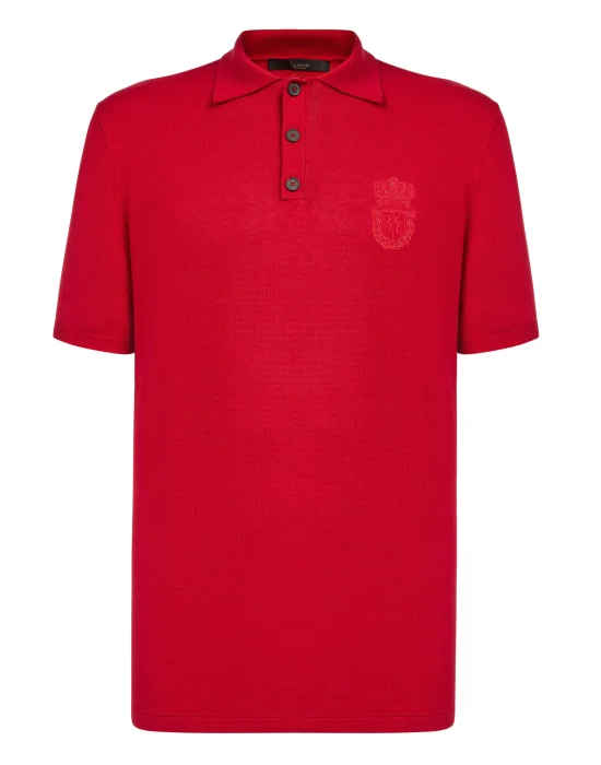 Pullover Polo-Neck SS Crest