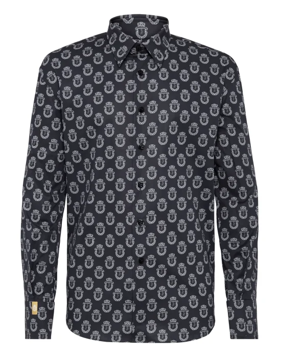Shirt Gold Cut LS/Milano Lion