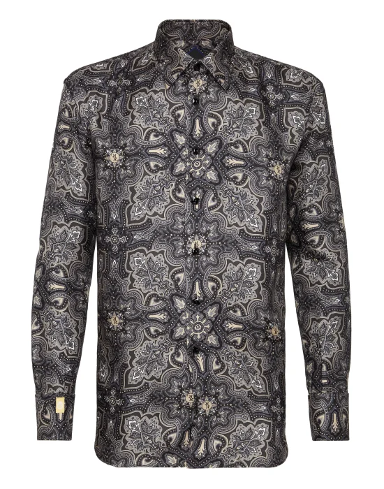 Shirt Gold Cut LS/Milano Paisley